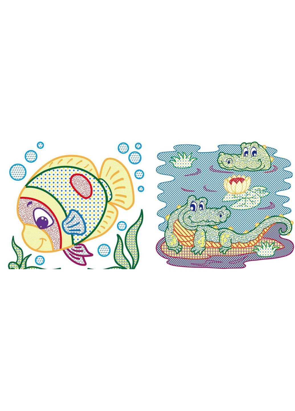 Кристалл бук,Водяные раскраски с цветным контуром. В реке Кристал Бук (316084180)