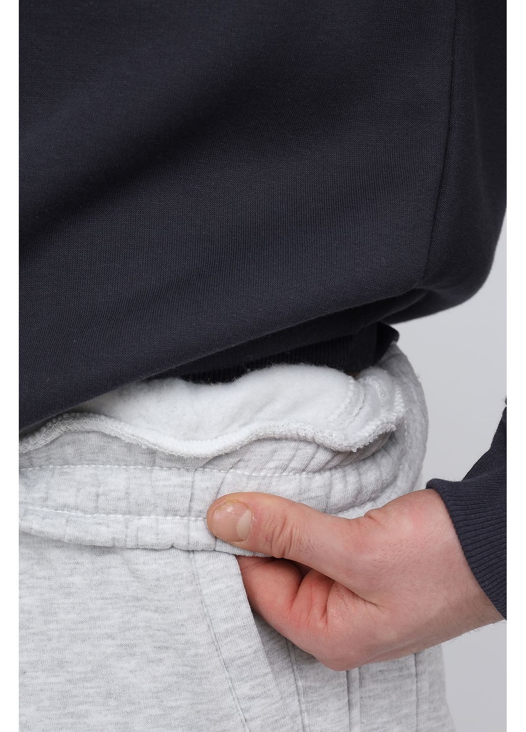 Штани спортивні чоловічі колір світло-сірий ЦБ-00288828 Yuki (372924430)