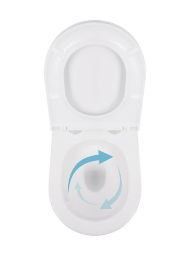 Унитаз подвесной Taurus Ultra Quiet, с сиденьем Slim Duroplast/ Soft-close/ Quick Release QT2433084EUQW Qtap SD00051552 (385679943)