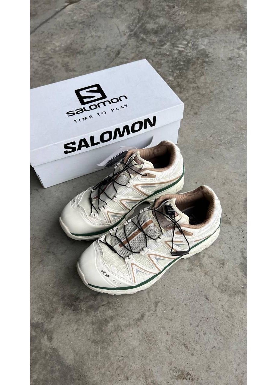 Бежеві Осінні кросівки чоловічі salomon xt-quest white lotus саломон xt-6 No Brand