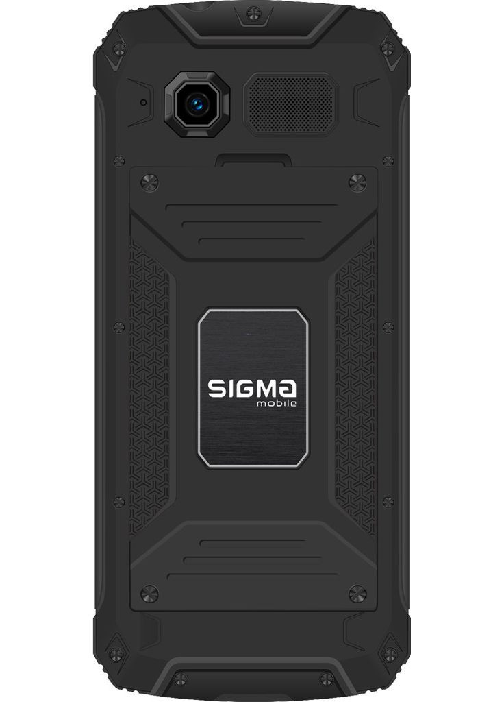 Мобильный телефон Black (4827798122419) Sigma mobile X-treme PR68 Type-C (319534647)