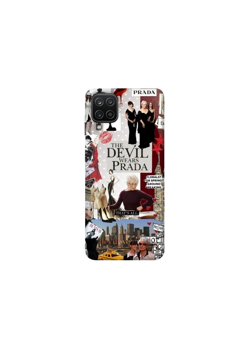 Чехол на Samsung Galaxy A12 Fashion collage ver.15 Frontalka (393230253)