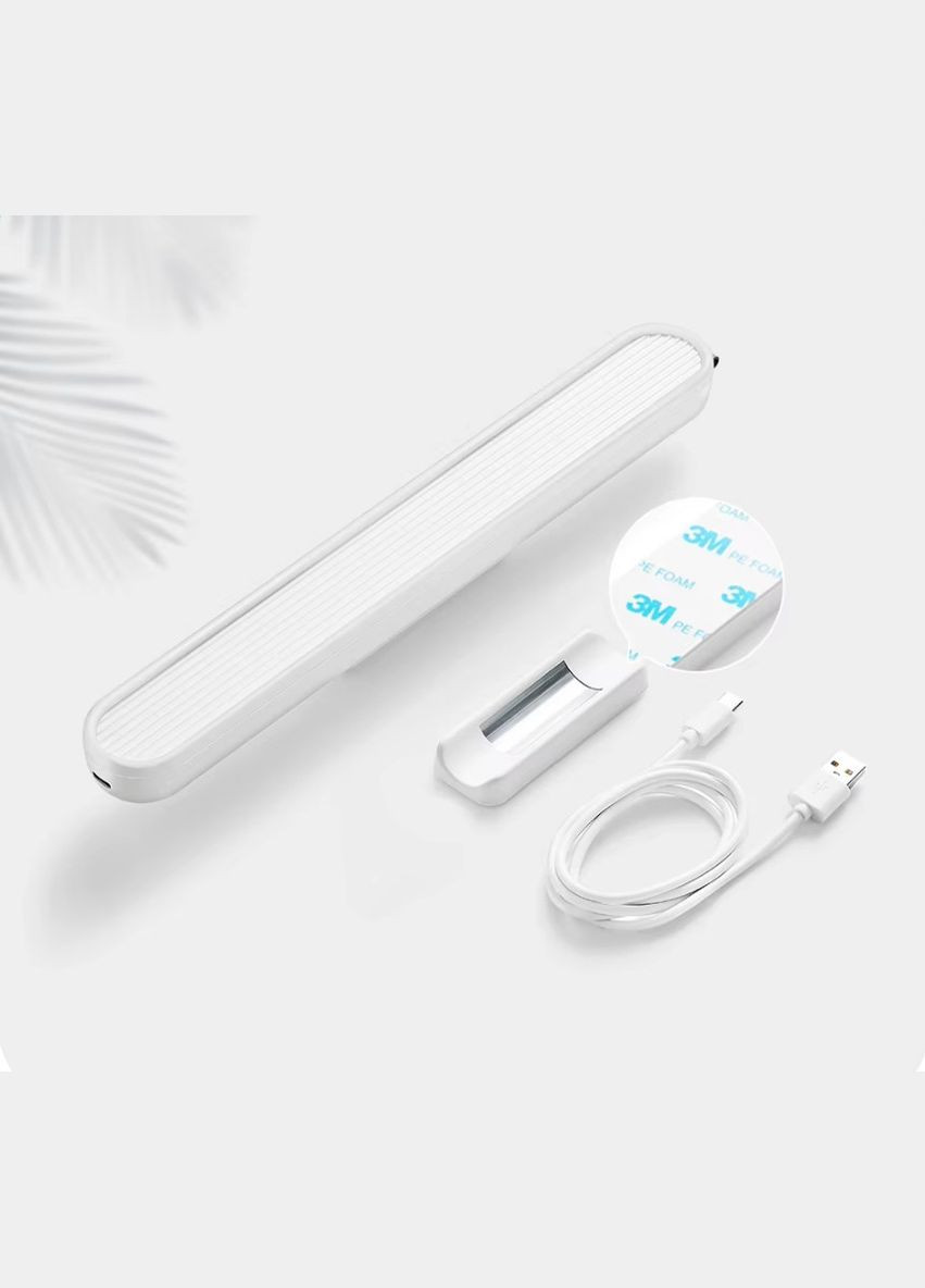 Лампа магнитная Goneo MW-A18DD 6W 5V/1A 60шт*0.2W/LED 30*10*42cm 3000K/4000K/K5700K 1800mAh Ra80 white No Brand (322291173)