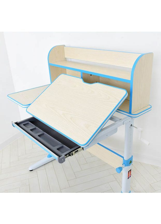 Парта с надстройкой и полкой высота регулируется Bambi (303056547)