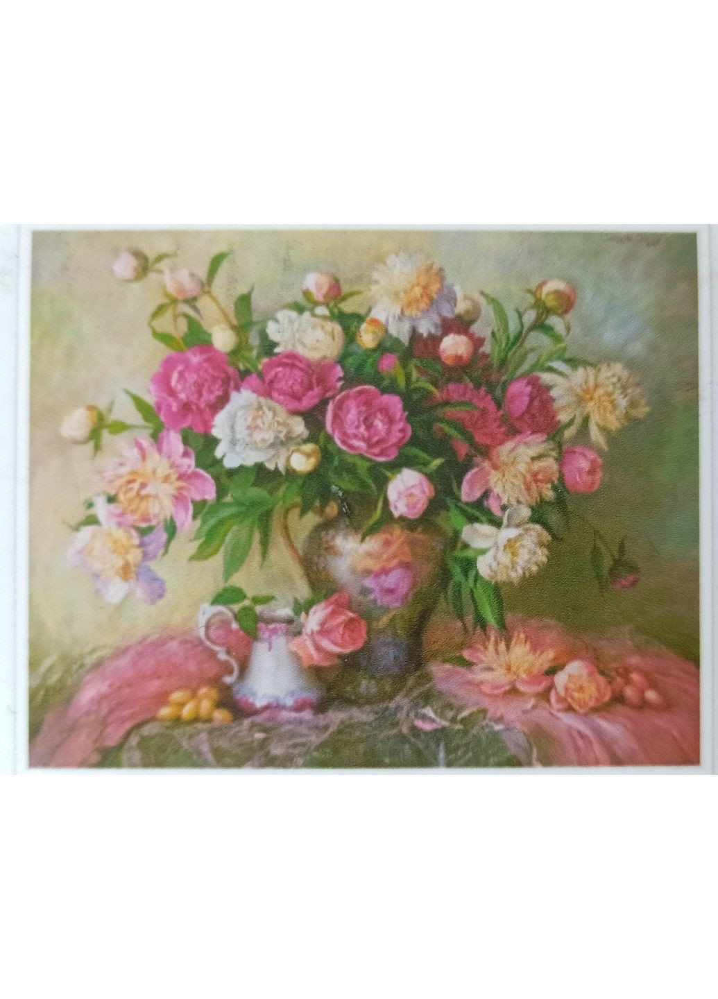 Алмазная вышивка Шикарный букет пионов полная выкладка мозаика 5d наборы 30х40 см No Brand (332208048)