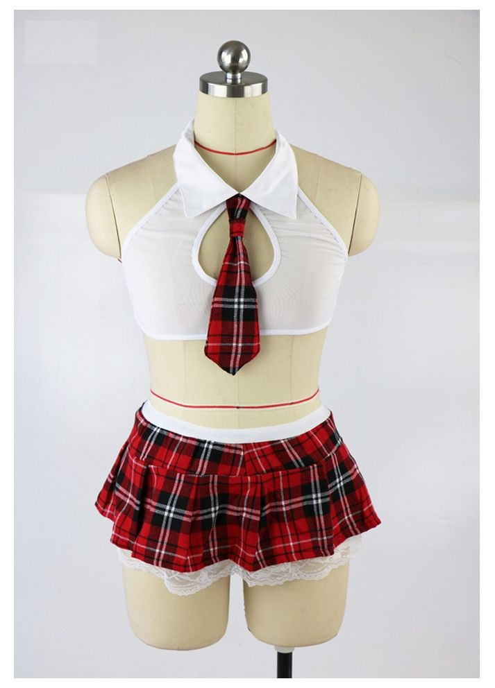 Червоний демісезонний костюм школярка комплект для рольових ігор (арт.3058) No Brand Костюми для рольових ігор