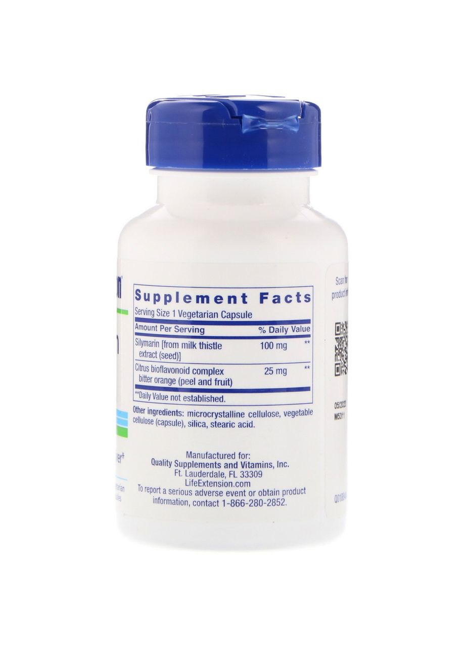 Силимарин, 100 мг, 90 капсул Life Extension (366734302)