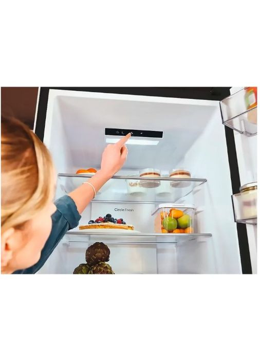 Холодильник ECN2CQTEB186 (No-Frost, 1.85 м,,чорний) Candy (367073210)