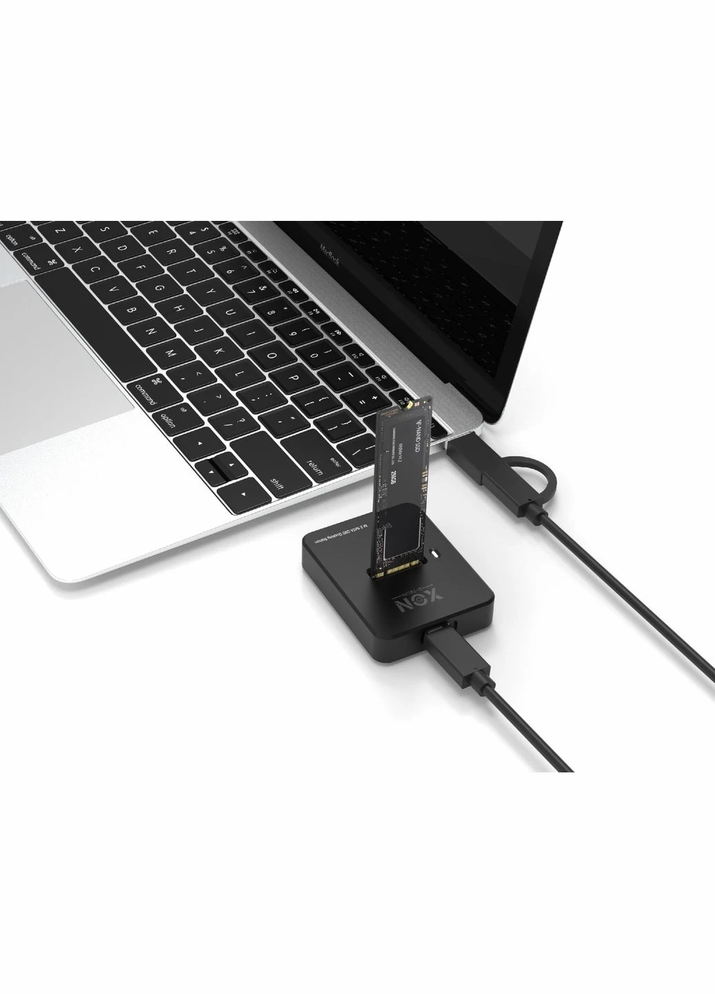 Док-станция XON MemoryDock для M.2 NGFF (SATA) USB 3.1 Type-C Черная (XMD1C13NG1PB 6426) XON E-Tech (304547228)