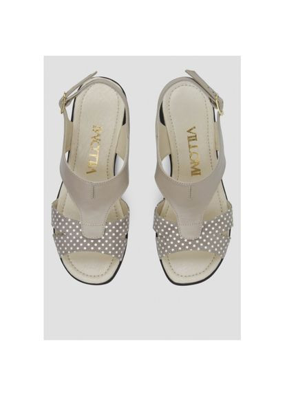 Босоніжки з пряжкою в горошок Натуральна шкіра р. (21009gor) Vm-Villomi (300532152)