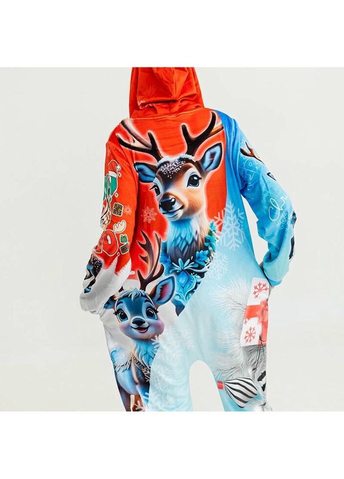 Кигуруми детское 3D Снежные олени 4005, 1, 146 17425 146, см FlexDress (324623285)