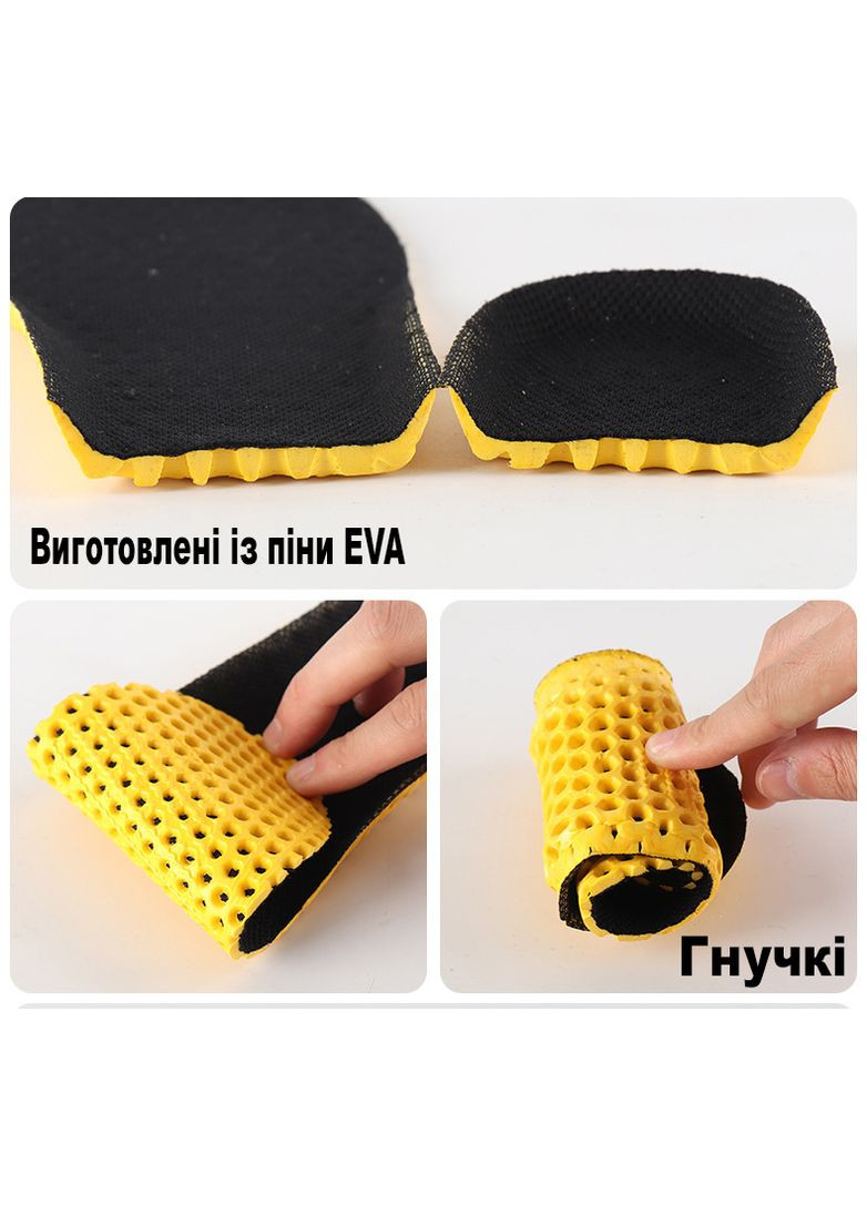 Удобные стельки обрезные Соты с пористым низом для спортивной обуви размер 35-41 No Brand (314872862)