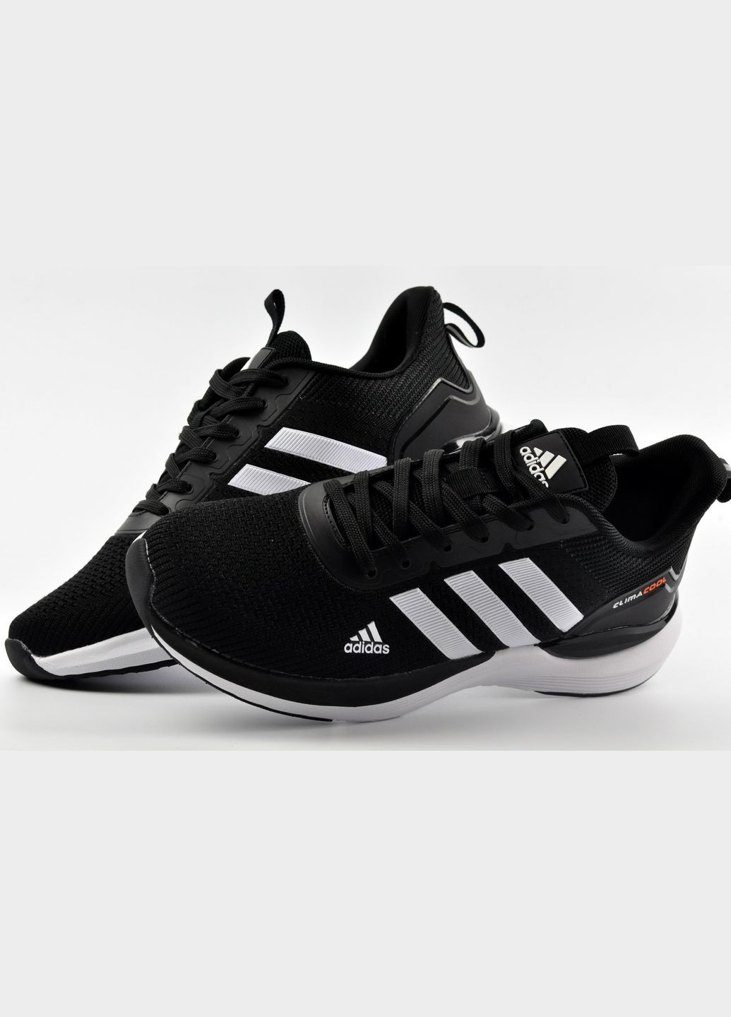 Чорно-білі Літні кросівки повсякденні adidas climacool No Brand