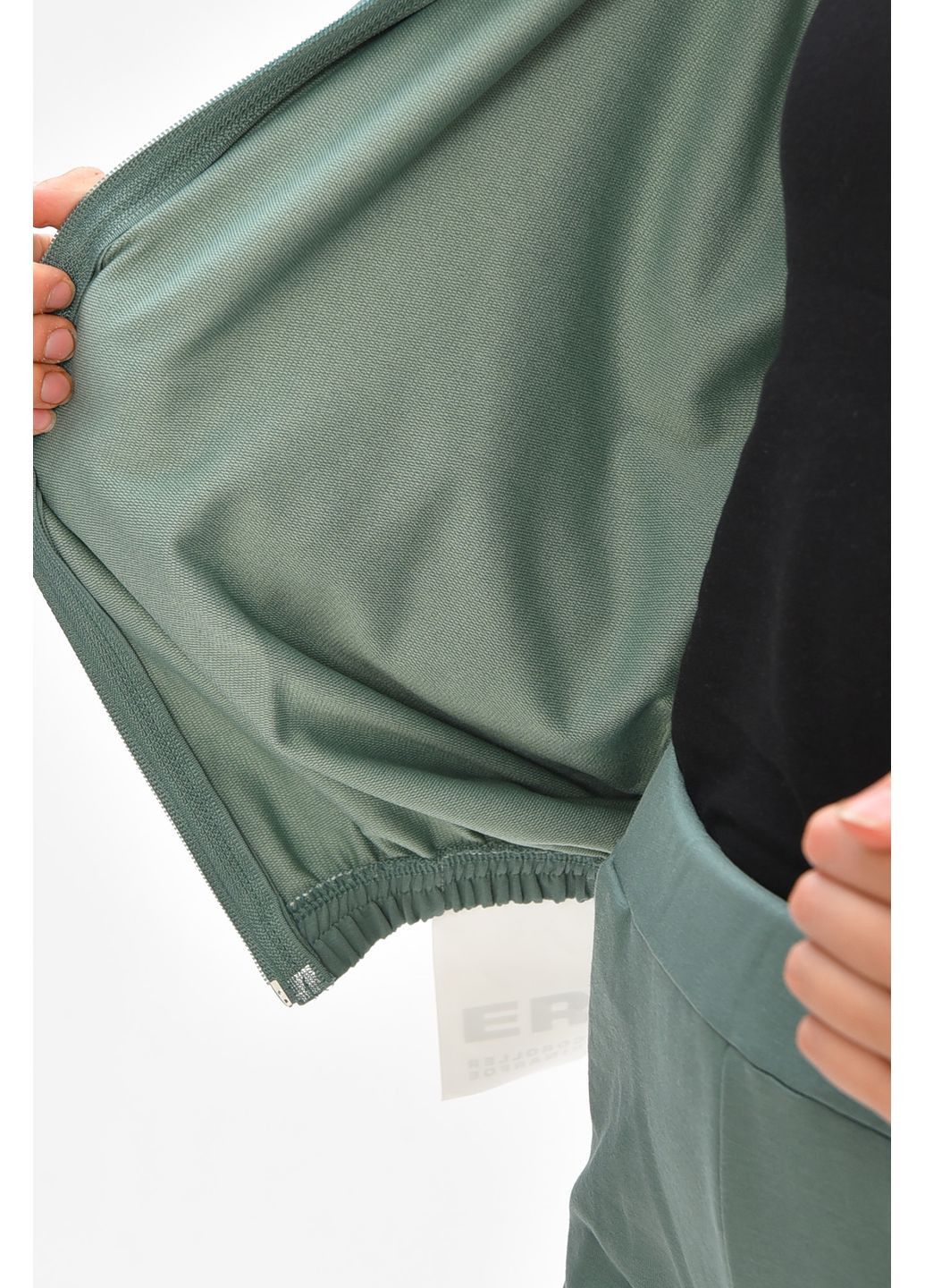 М'ятний демісезонний спортивний костюм підлітковий для дівчинки м'ятного кольору брючний Let's Shop