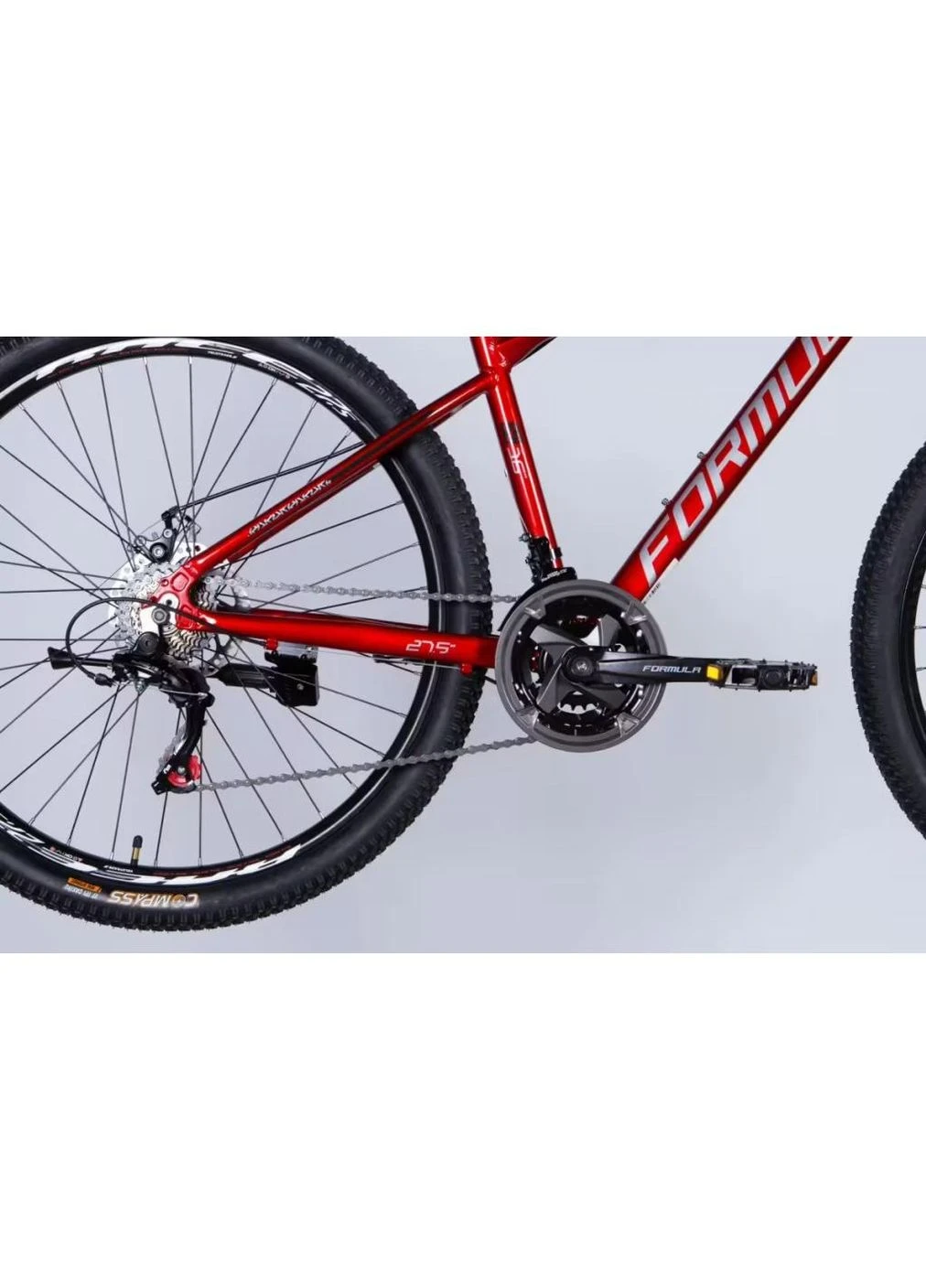 Велосипед 27.5" MOTION DD рама-16" AL 2026 красный с серым (OPS-FR-27.5-295) Formula (390933709)