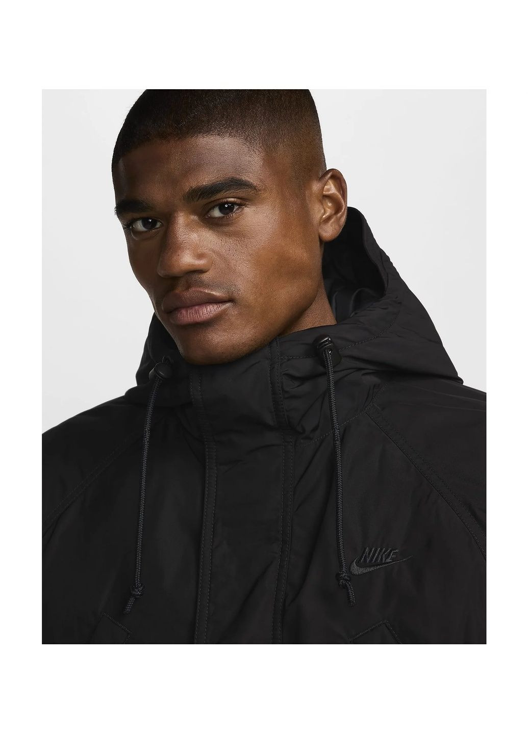 Чорна куртка чоловіча club tf parka black Nike