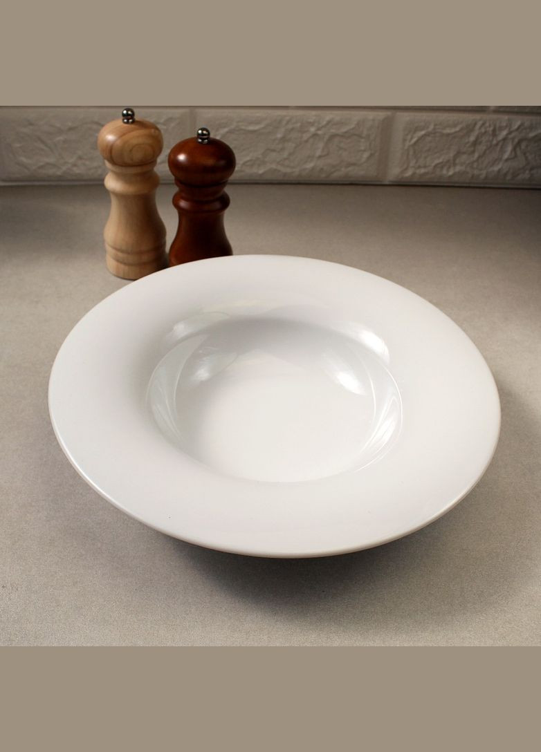 Белая тарелка для пасты и ризотто 27 см Royal Lubiana (303210629)