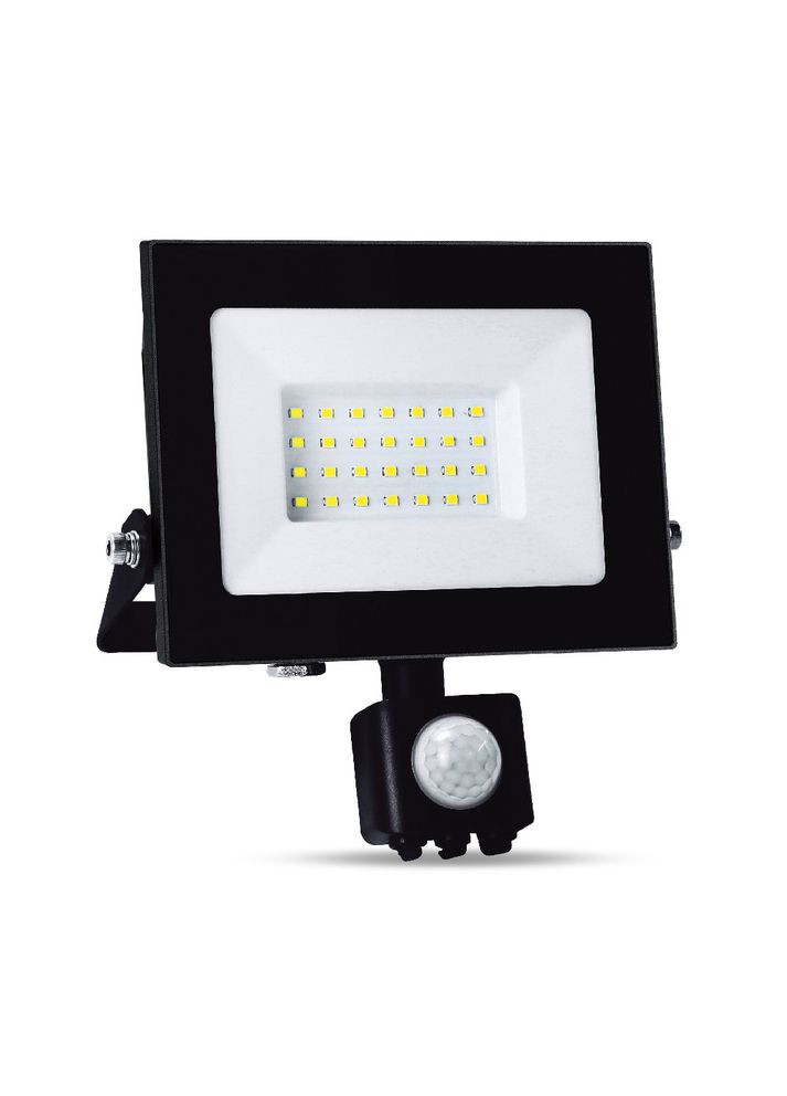 Світлодіодний прожектор LL-2030ARD 30 Вт 6500 K з датчиком руху чорний Ardero (361068574)