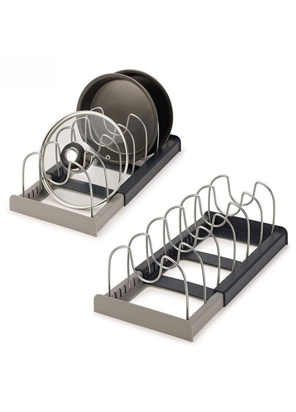 Органайзер для посуду розсувний DISH RACK підставка тримач для зберігання кухоного приладдя Good Idea (289352313)