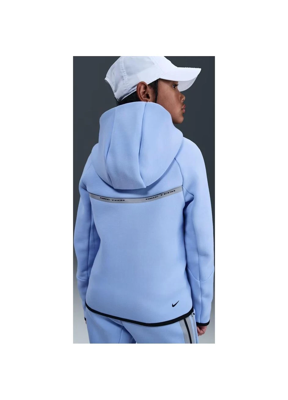 Толстовка підліткова блакитна IM9154-468 Nike SPORTSWEAR TECH FLEECE FULL-ZIP REFLECTIVE ACCENTS (398233124)