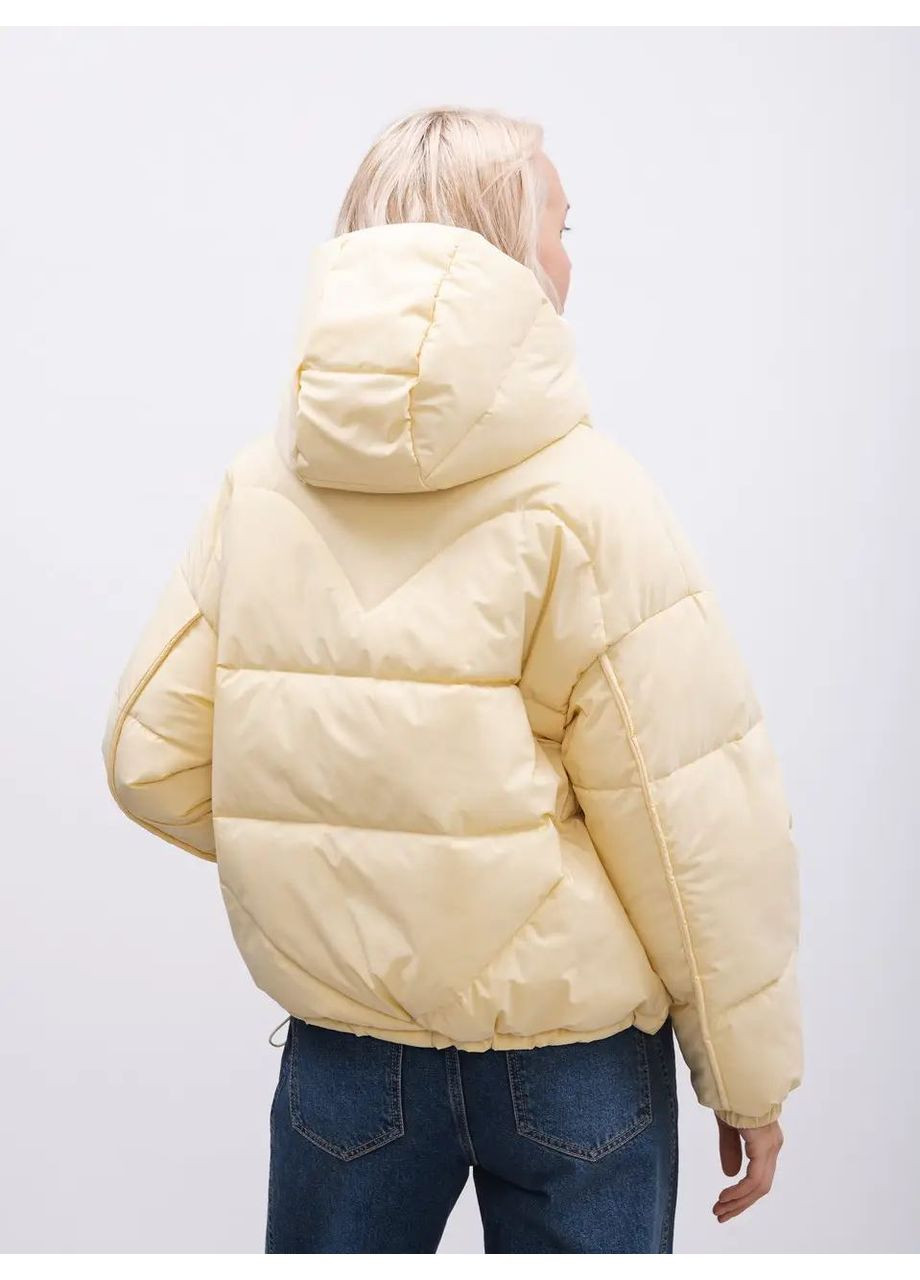 Бежева демісезонна жіноча куртка демісезонна SK