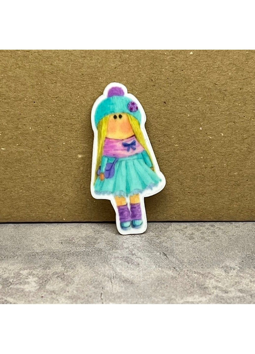 Серединка для бантиков Куколка Тильда, 4 см, арт 014230, 1 шт No Brand (337990619)