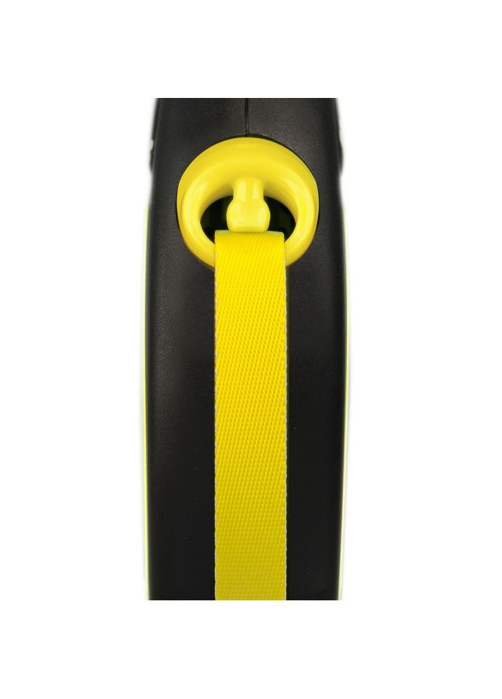 Рулетка для собак New Neon L жёлтая, до 25 кг, 5 метров Flexi (292395573)
