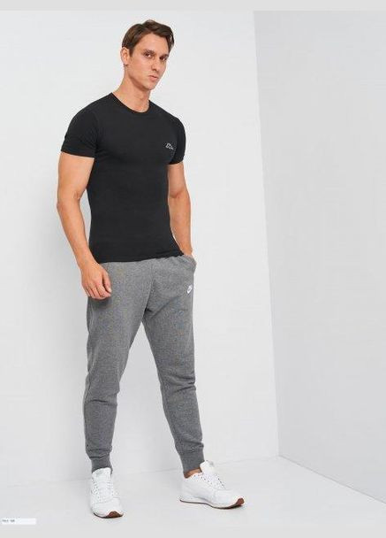 Темно-серая футболка t-shirt mezza manica girocollo темно-серый Kappa