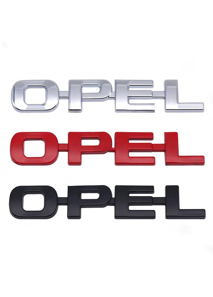 Емблема напис (Чорна) 100х18 мм (на скотчі) 90509789 Opel (369610698)