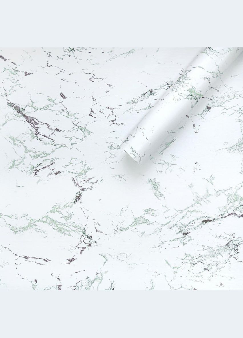 Самоклеющаяся пленка 0,45х10м х 0,07мм Зелено-красный мрамор SW-00001272 Sticker Wall (366221744)