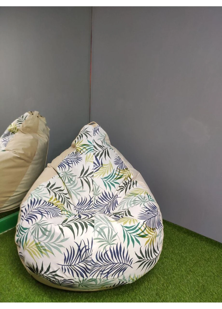 Крісло - мішок груша, MEGA XXXL - 160х120 Florida Beige+Akasya NEW B197-1 SkyPuff (361258441)