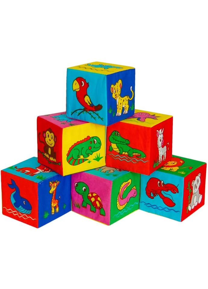 Набір м'яких кубиків Зоопарк () Масік МС 090601-11 (343413900)