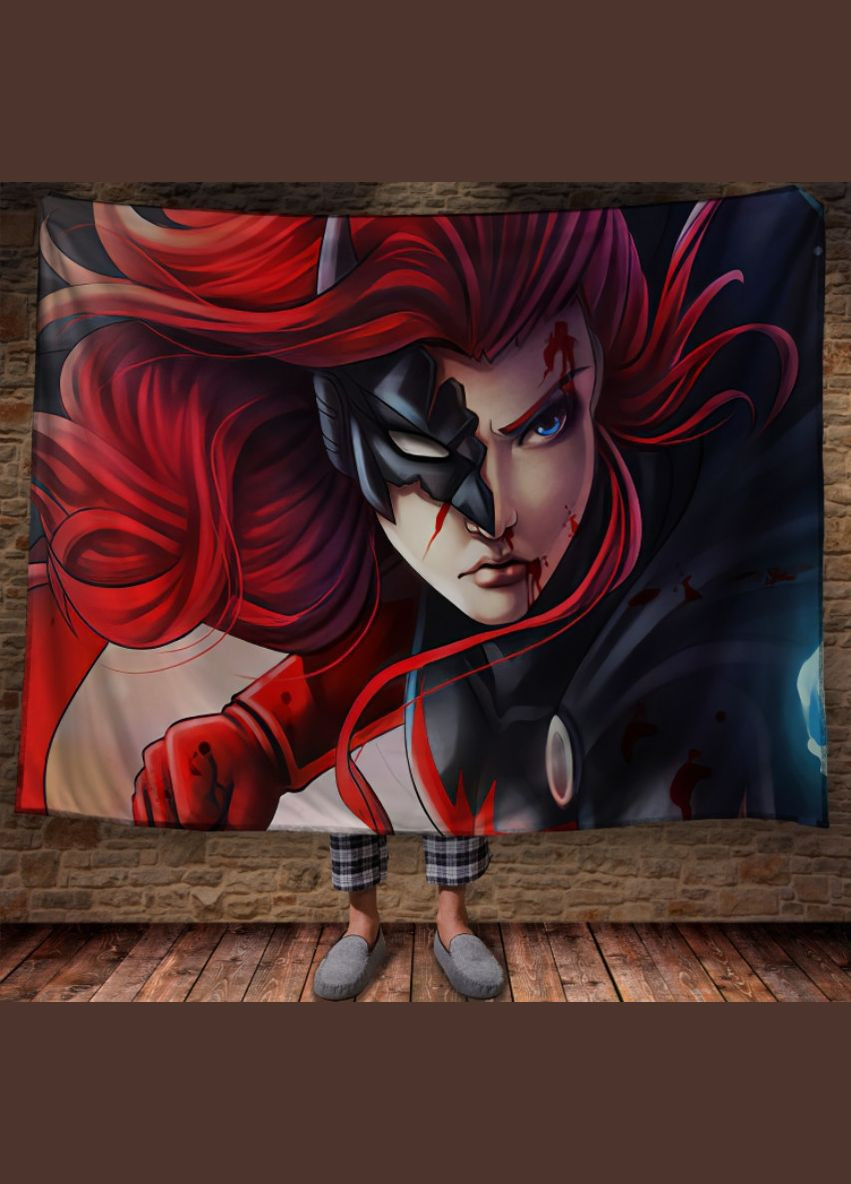 Плед з 3D принтом Бетвумен комікс Перша Креативна мануфактура PERFECTUS Плед (301868720)