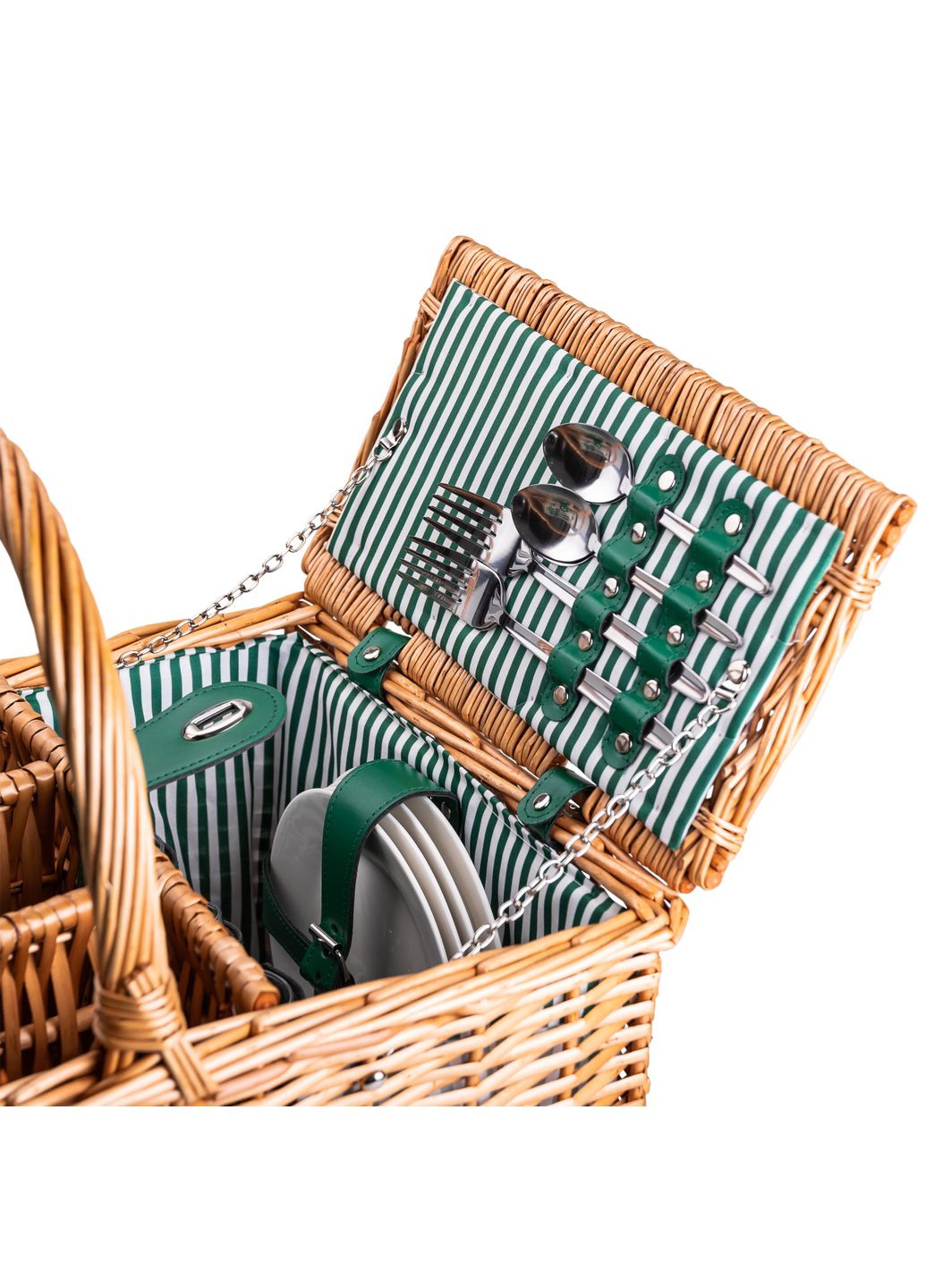 Корзина для пикника на 3 отделения с термосумкой 48*33*43 см Yiwu (361678149)