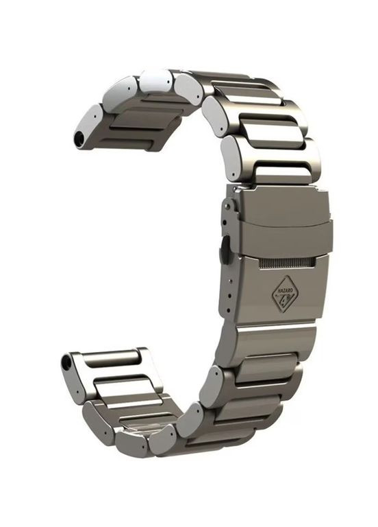 Тактичний Годинник з Титановим Корпусом Heavy Water Diver BlackTie B Silver Кварцовий Механізм Hazard 4 (336550198)