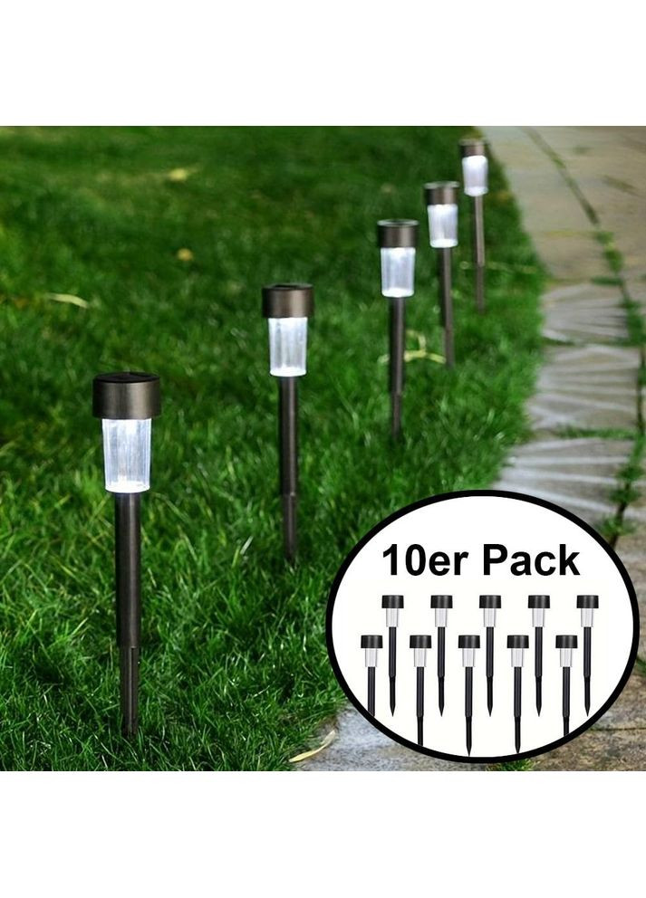 Комплект из 10 садовых LED-светильников на солнечных батареях. China (354827472)