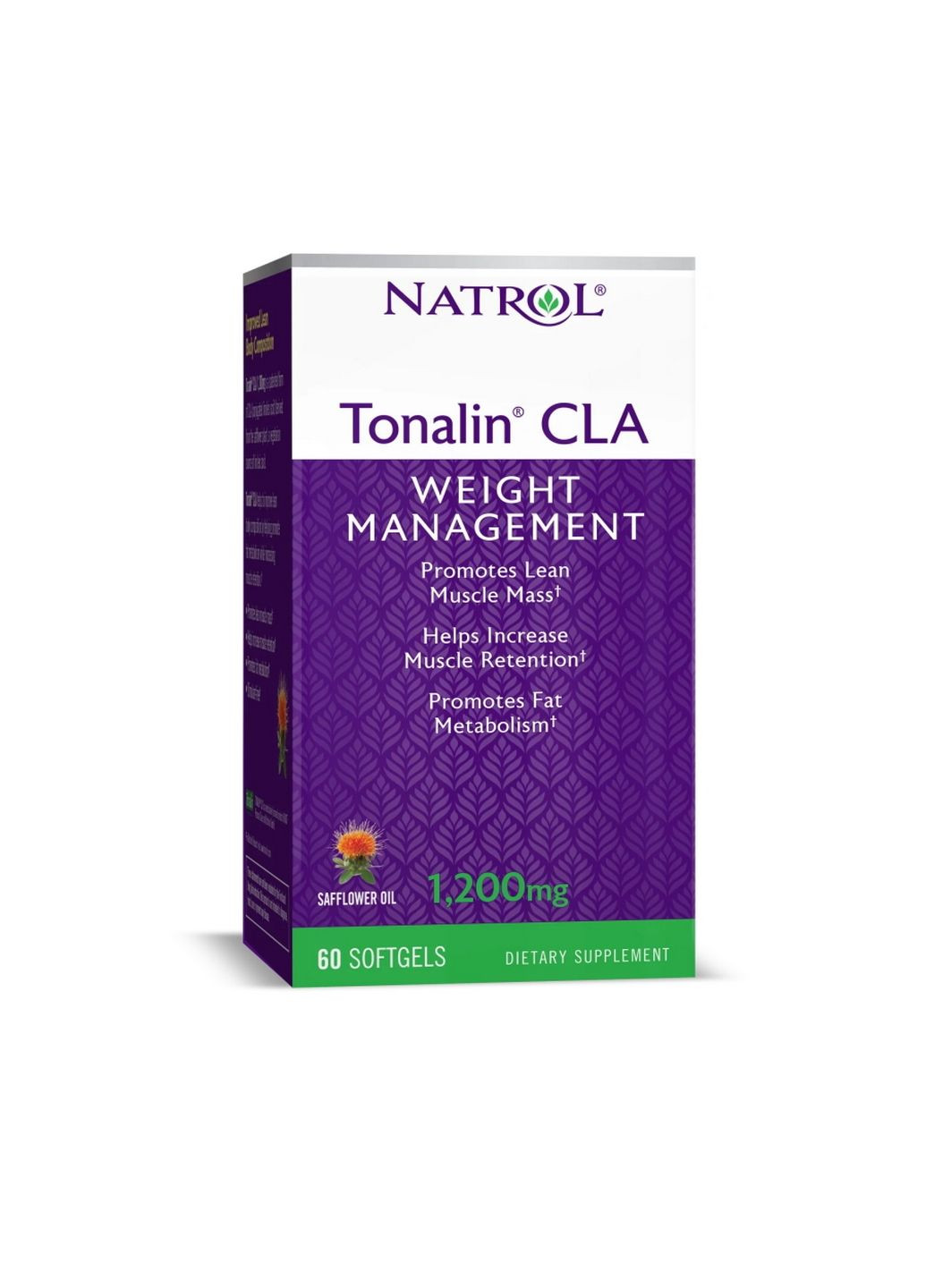 Жироспалювач Tonalin CLA 1200 mg, 60 капсул Natrol (293416436)
