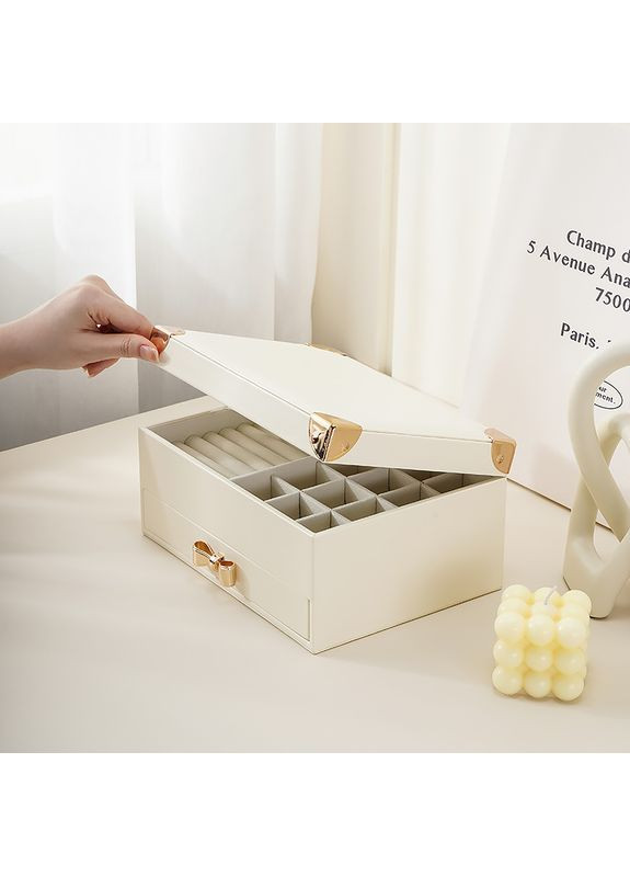 Шкатулка SP-01261 для украшений и ювелирных изделий двухуровневая 230*170*115 мм Casegrace (362456109)