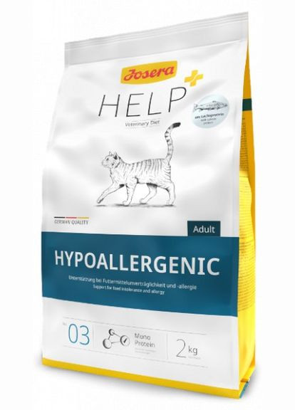 Сухой корм для кошек Help Hypoallergenic Cat при непереносимости корма и аллергии 2 кг (4032254768456) Josera (279569560)