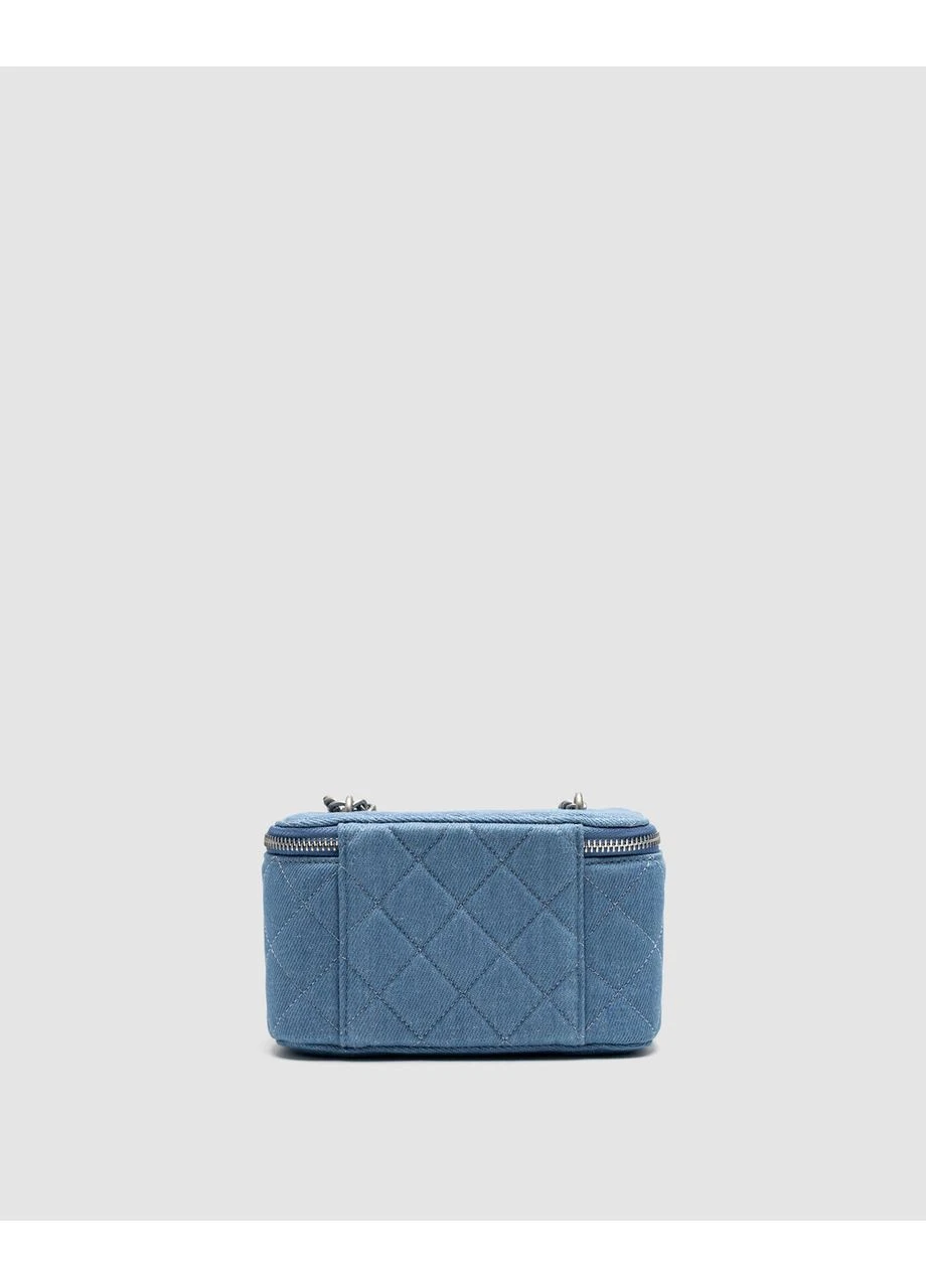 Сумка жіноча Denim Quilted Sweetheart Small Vanity Case No Brand (386417254)