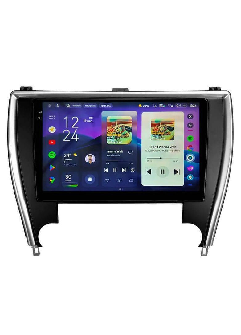 Штатна магнітола CC4 2K 6+64 Gb Toyota Camry 7 XV 50 55 North America 2014-2017 (A) 10" Teyes (378905624)