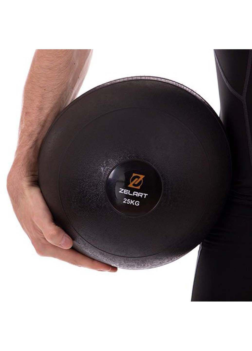 Мяч набивной слэмбол для кроссфита рифленый Modern FI-2672 25 кг Zelart (290109169)