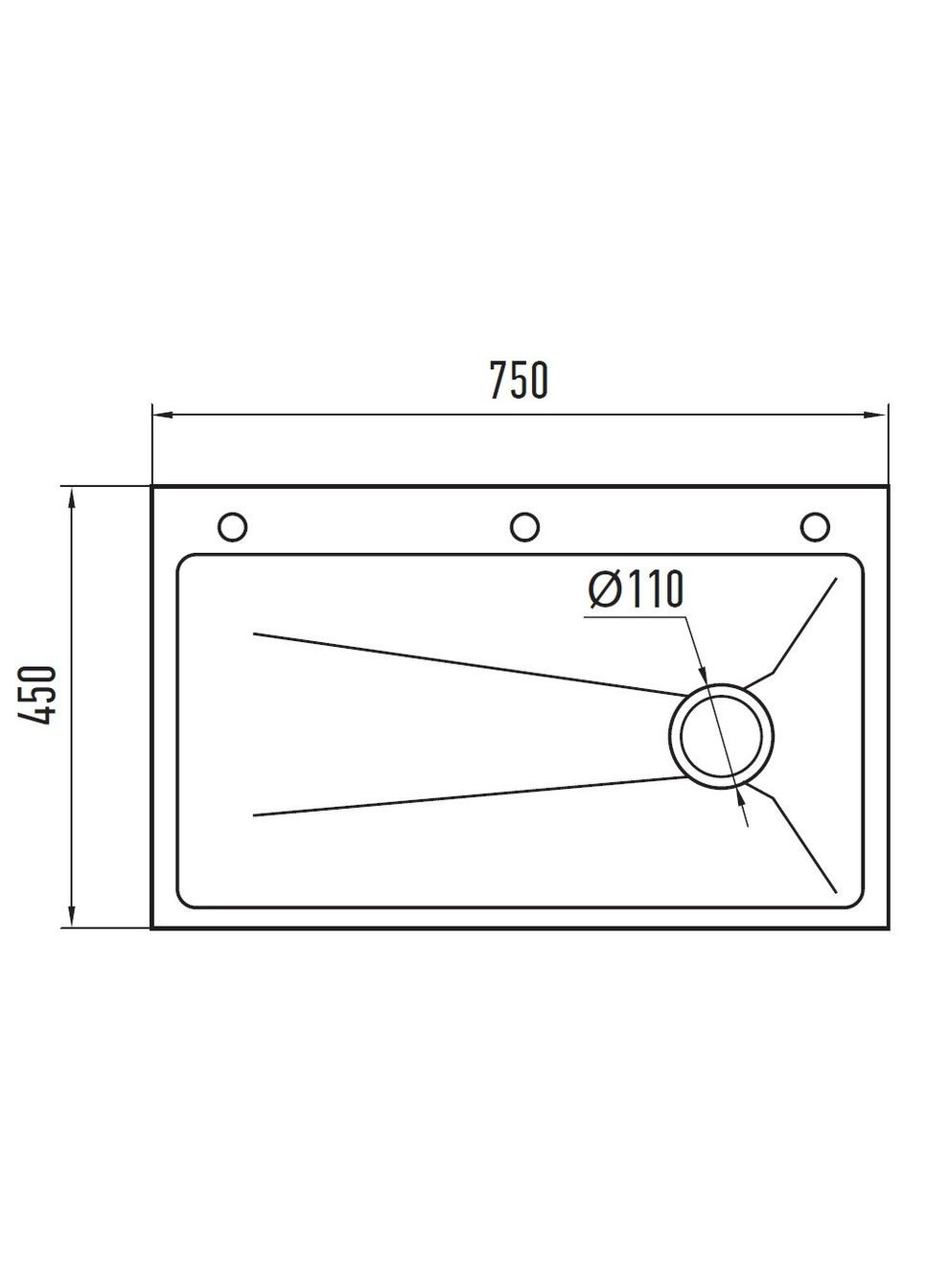 Мойка Zerix ZH7545-SET-05 NANO-SILVER из нержавеющей стали (3.0/0.8), комплект ZM5583 No Brand (370286167)