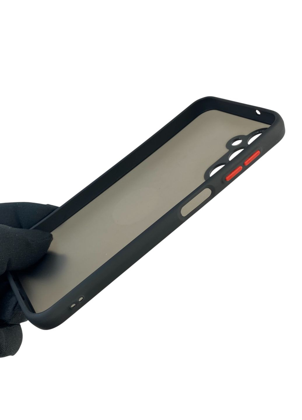 Чехол для телефона Galaxy A14 4G (SM-A145F) с 3D принтом патриотическим с высокими бортами на самсунг а14 черный Samsung (366388082)