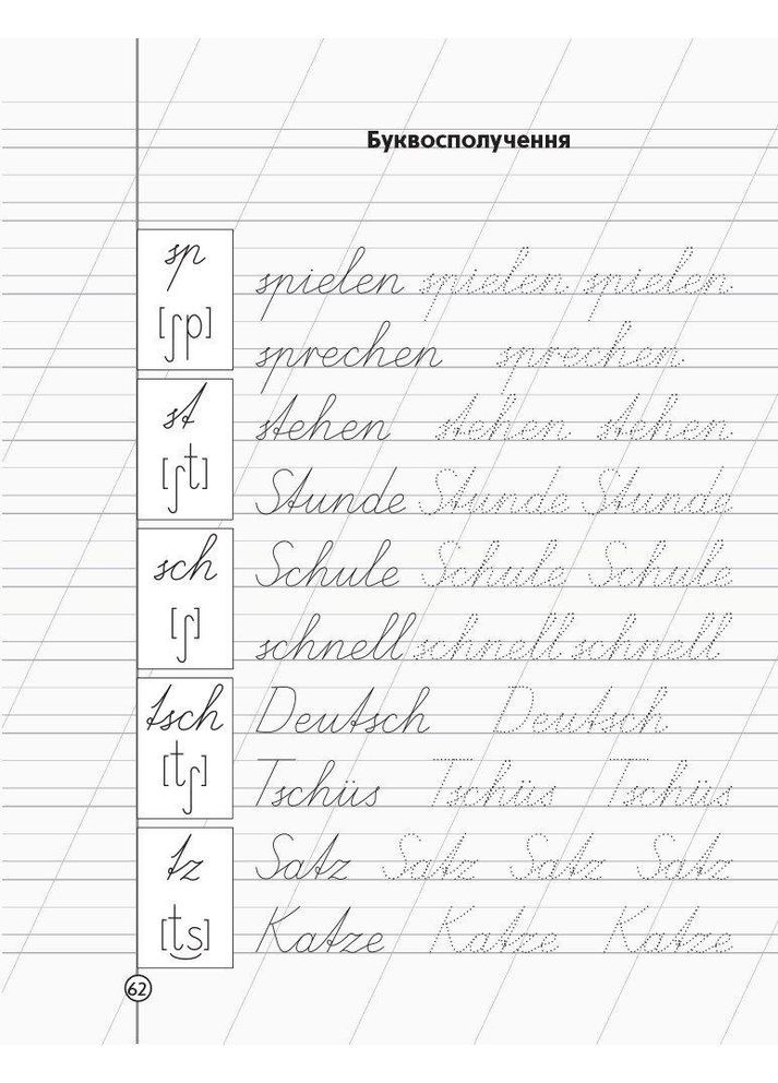 НУШ. Deutsch. Немецкий язык. Тетрадь-шаблон. 1-2 класса. Матвиенко Т.М. РАНОК (349839417)
