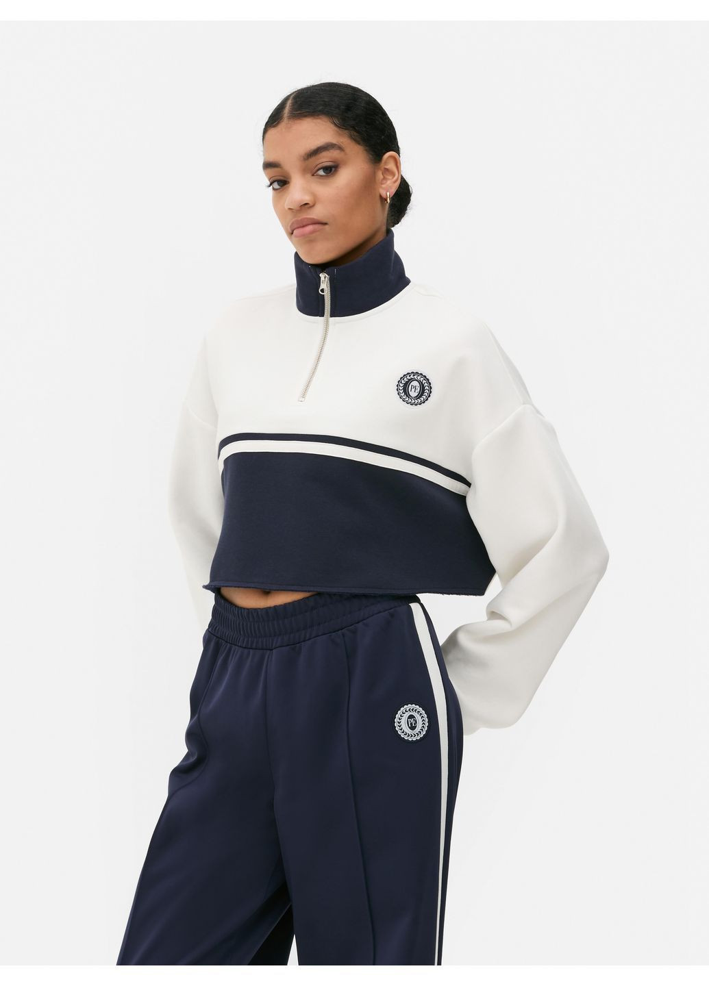 Топ демисезон,темно-синий белый, Primark (368151362)