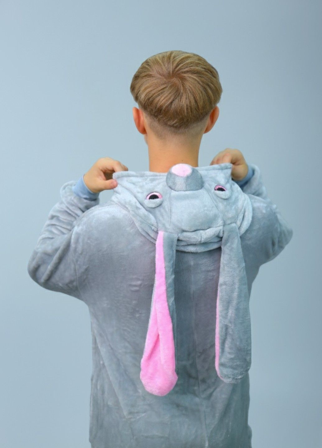 Кігурумі піжама Зайчик Кролик чоловіча сіра плюшева Lalapka (368670417)