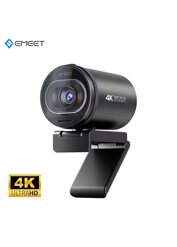 Веб-камера S600 4K 1080P 60FPS автофокус, з мікрофоном та захисною шторкою EMEET (363176661)