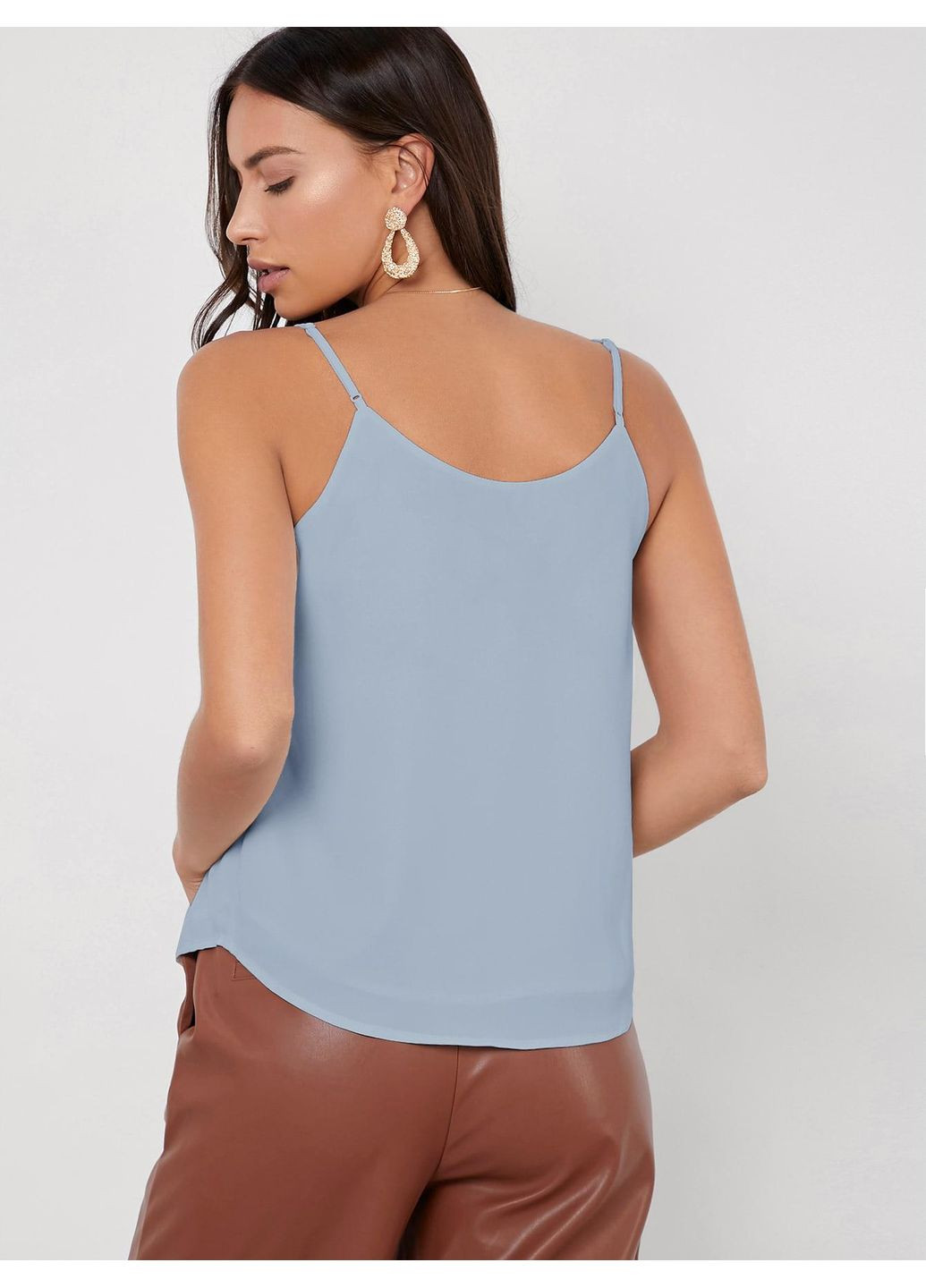 Голубая блуза SHEIN