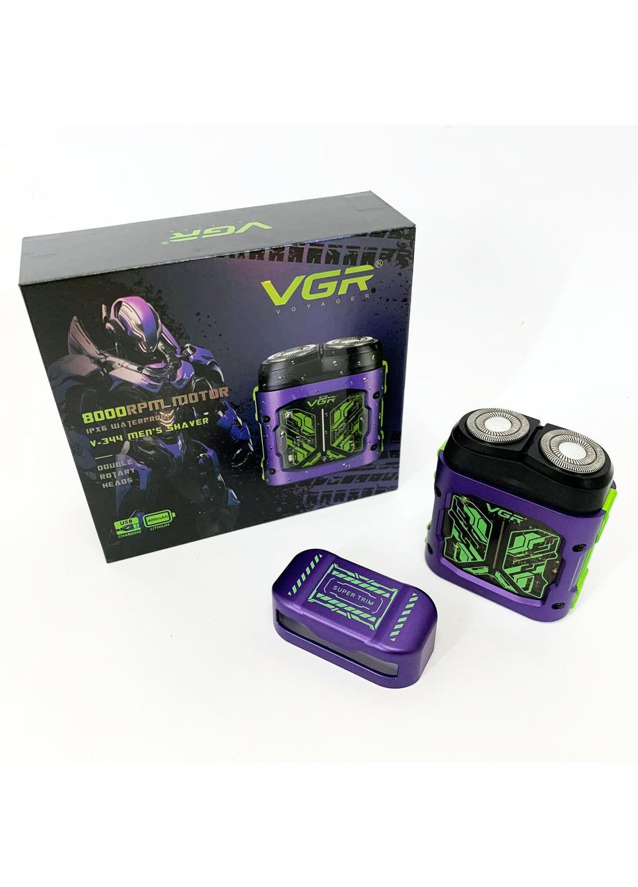 Електробритва V-344. Колір: фіолетовий VGR (364665521)